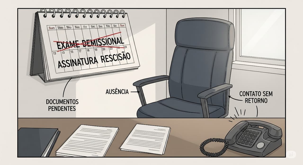 Funcionário não comparece ao demissional ou à rescisão: O que fazer?