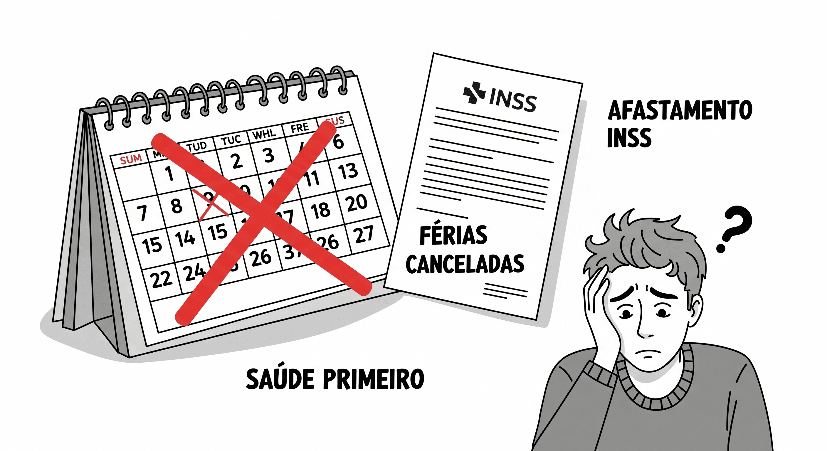 Férias e Afastamento pelo INSS: O que Fazer Quando as Datas se Cruzam?