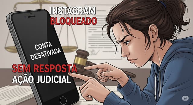 Conta de Instagram desativada: Quando a via judicial pode ser a solução